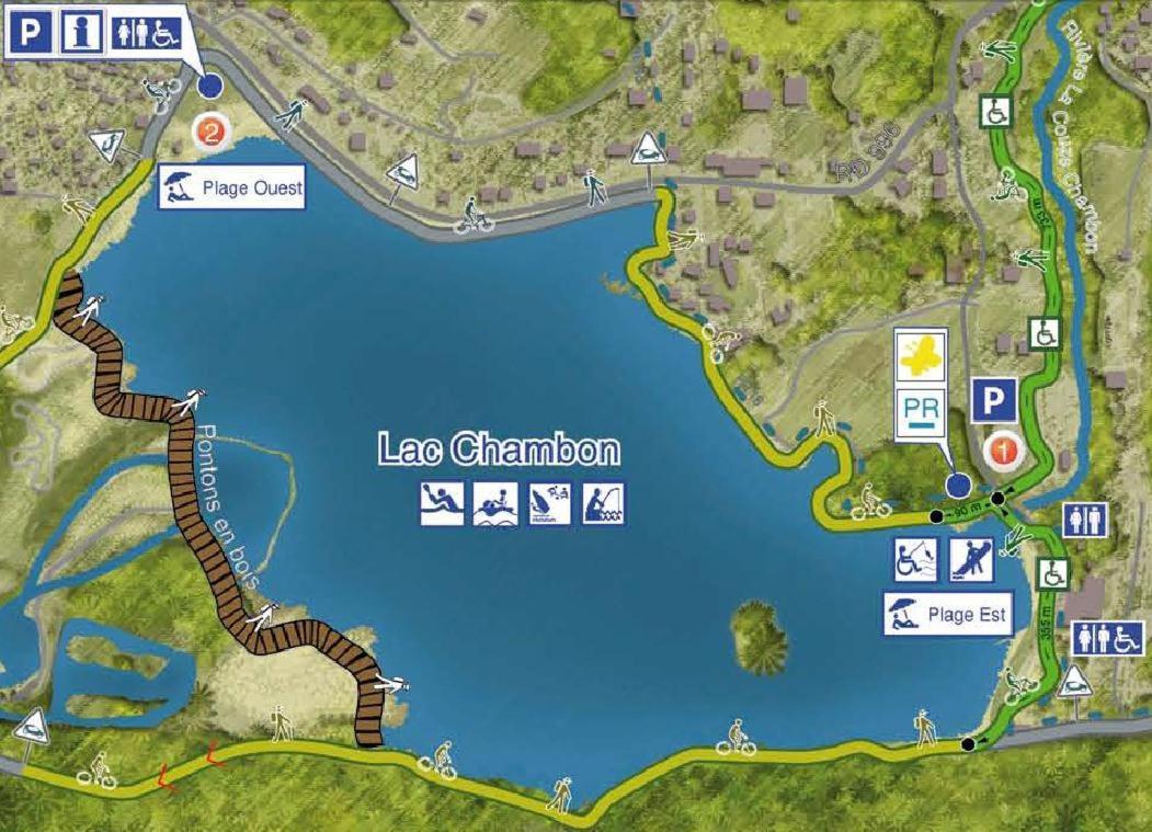 Les Pieds Dans L'Eau Apartment Murol Luaran gambar